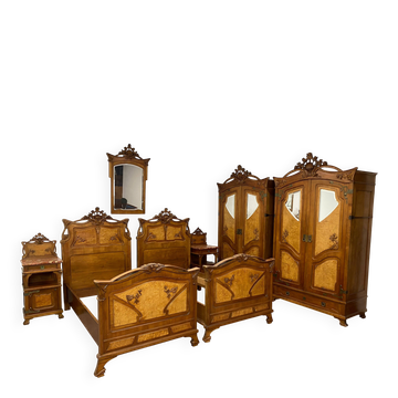 Ensemble de chambre Art Nouveau par Louis Majorelle