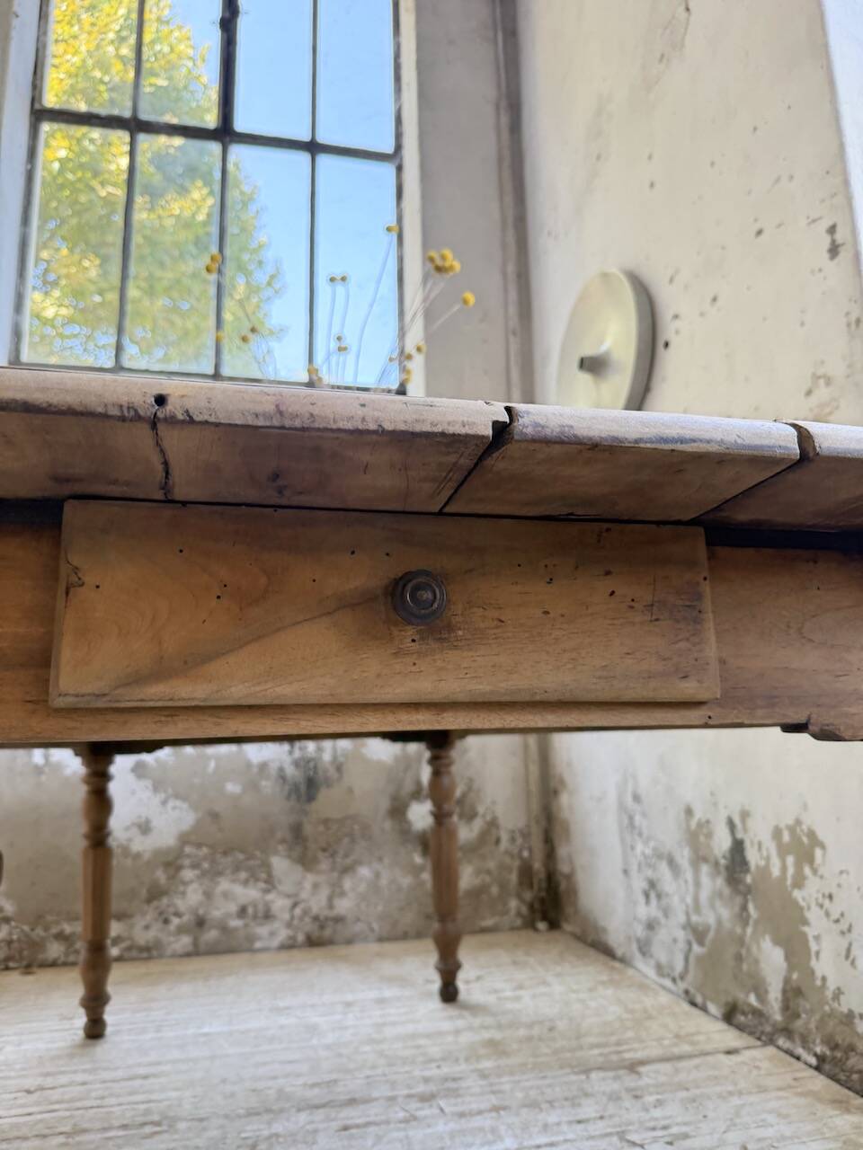 Walnut bistro farmhouse table 180cm