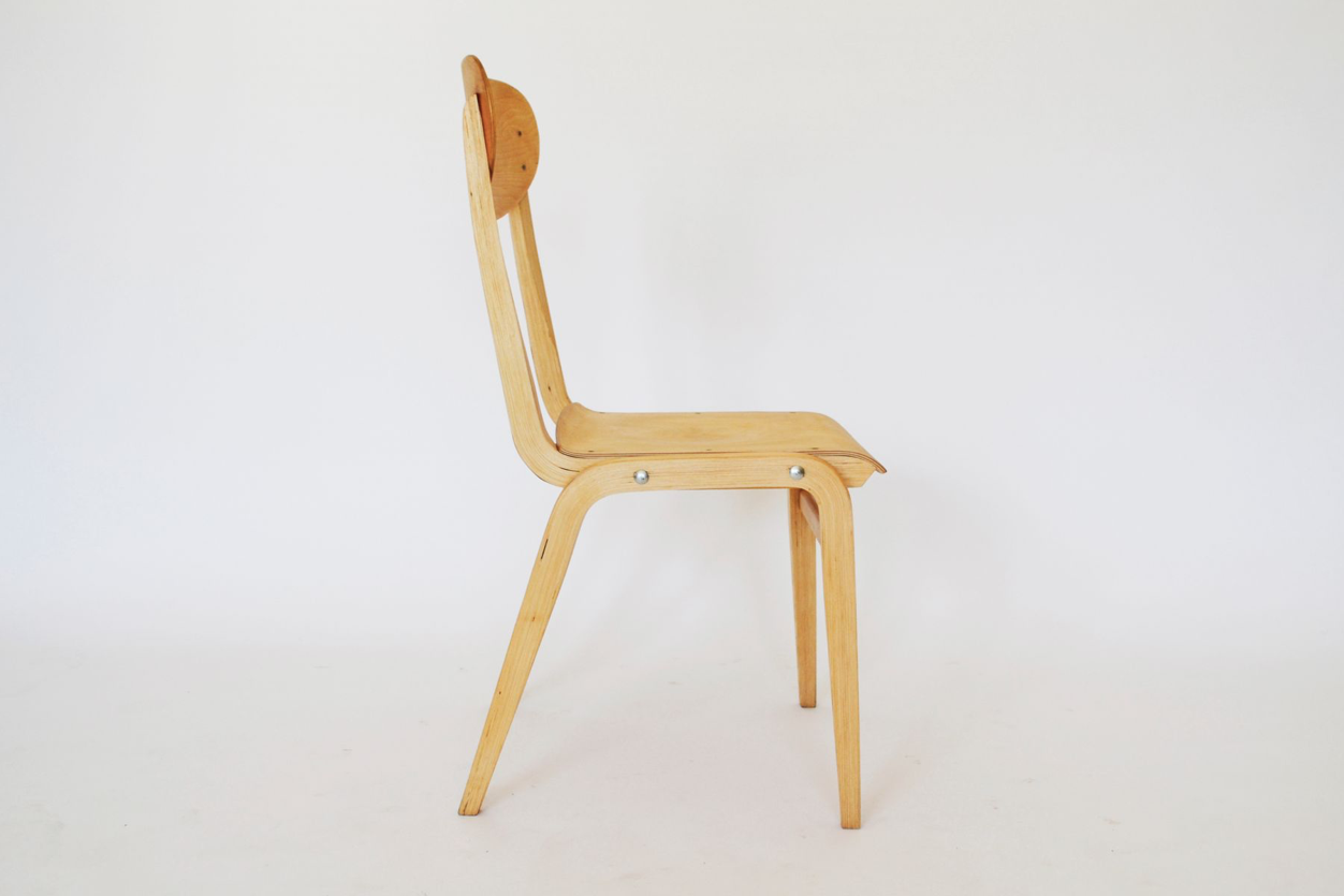 Set of 4 vintage chairs by Lygija Marika Koslauskaitė-Stapulionienė for Šiaulių Ventos Baldų Fabrikas