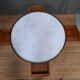 Table ronde dessus marbre