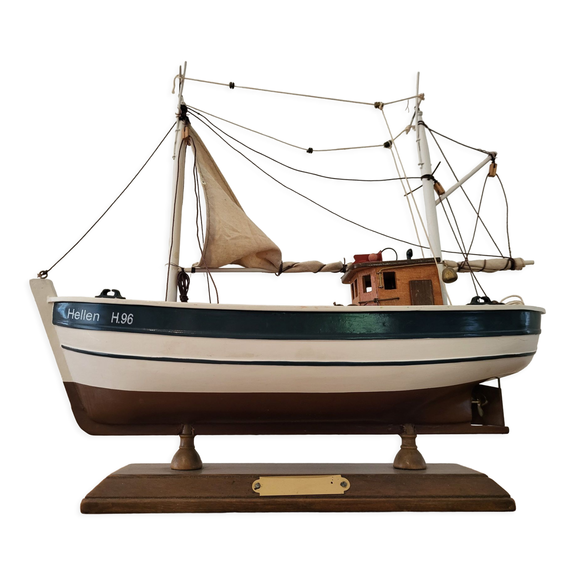 Model wooden boat