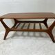 Table basse scandinave en teck par Louis Van Teeffelen pour Wébé