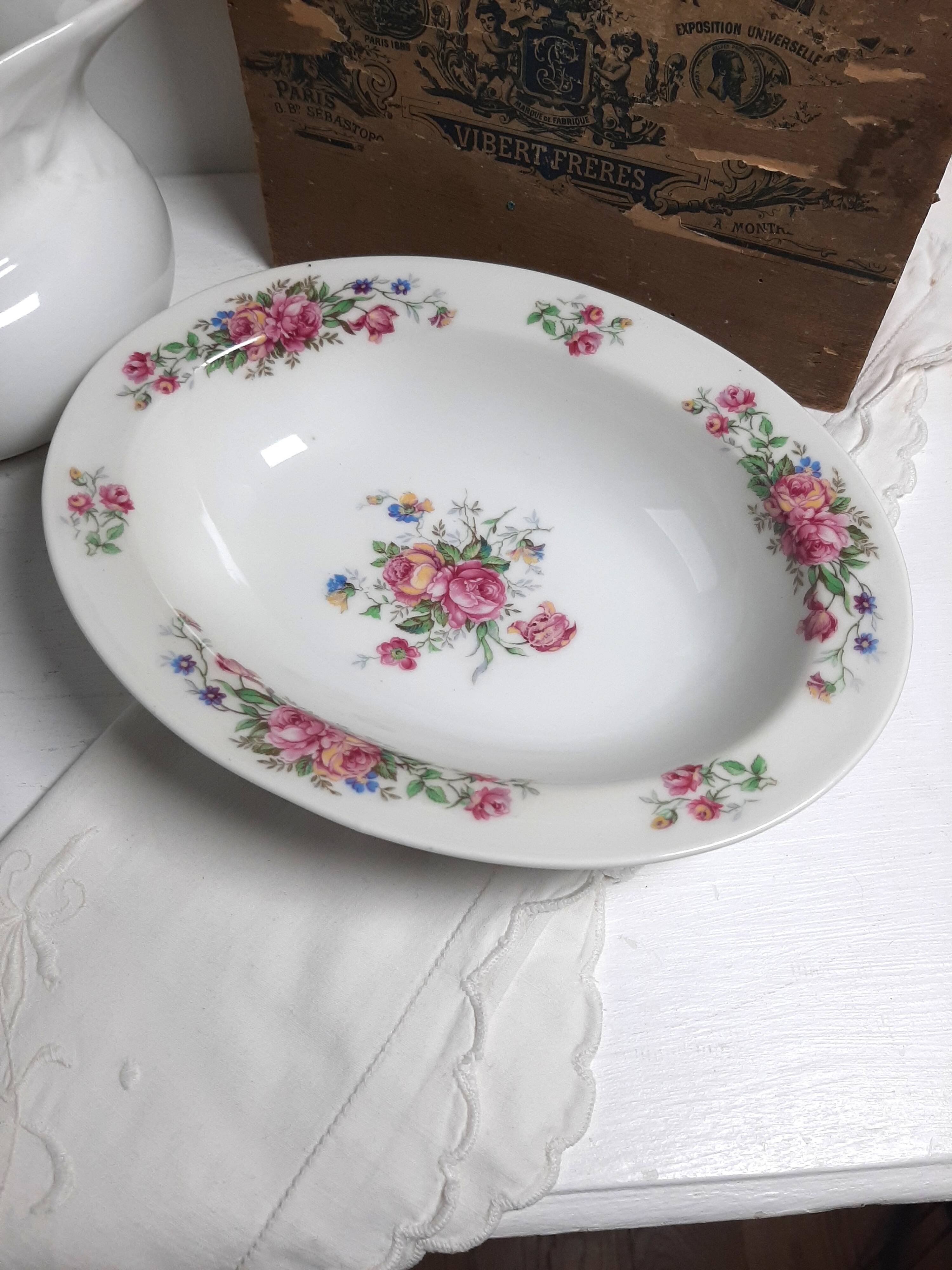 Shallow plate Théodore Haviland Limoges early 19th century