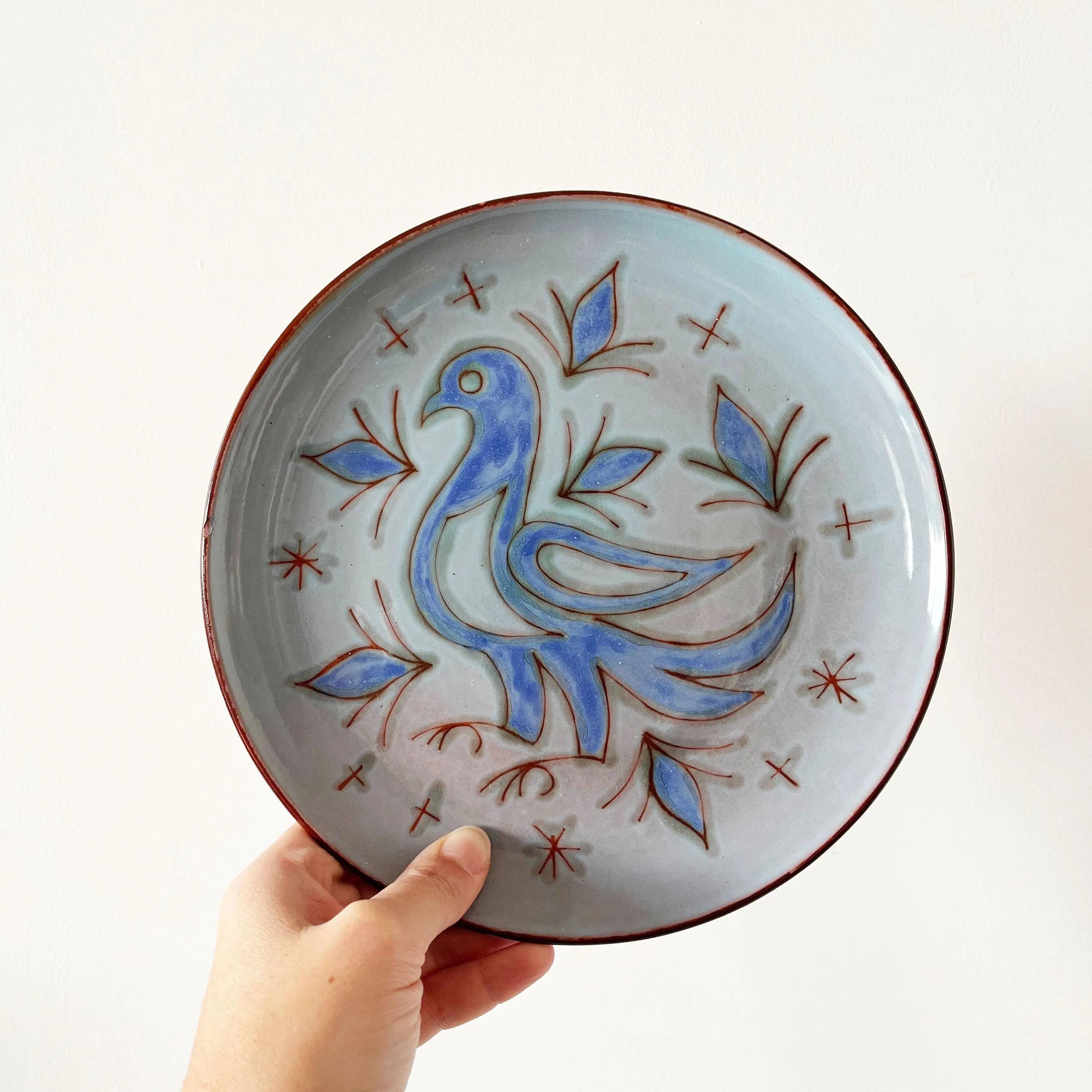 Decorative ceramic plate or bowl Paul Bay 1970