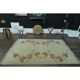 1970s Vintage Turkish Handmade Wool & Cotton Beige Area Rug 160x231