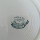 Vintage plates porcelain iron earth saint Amandinoise