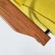 Original armchair "FOX", designer Henry Lis, 1970s, fully restored, yellow