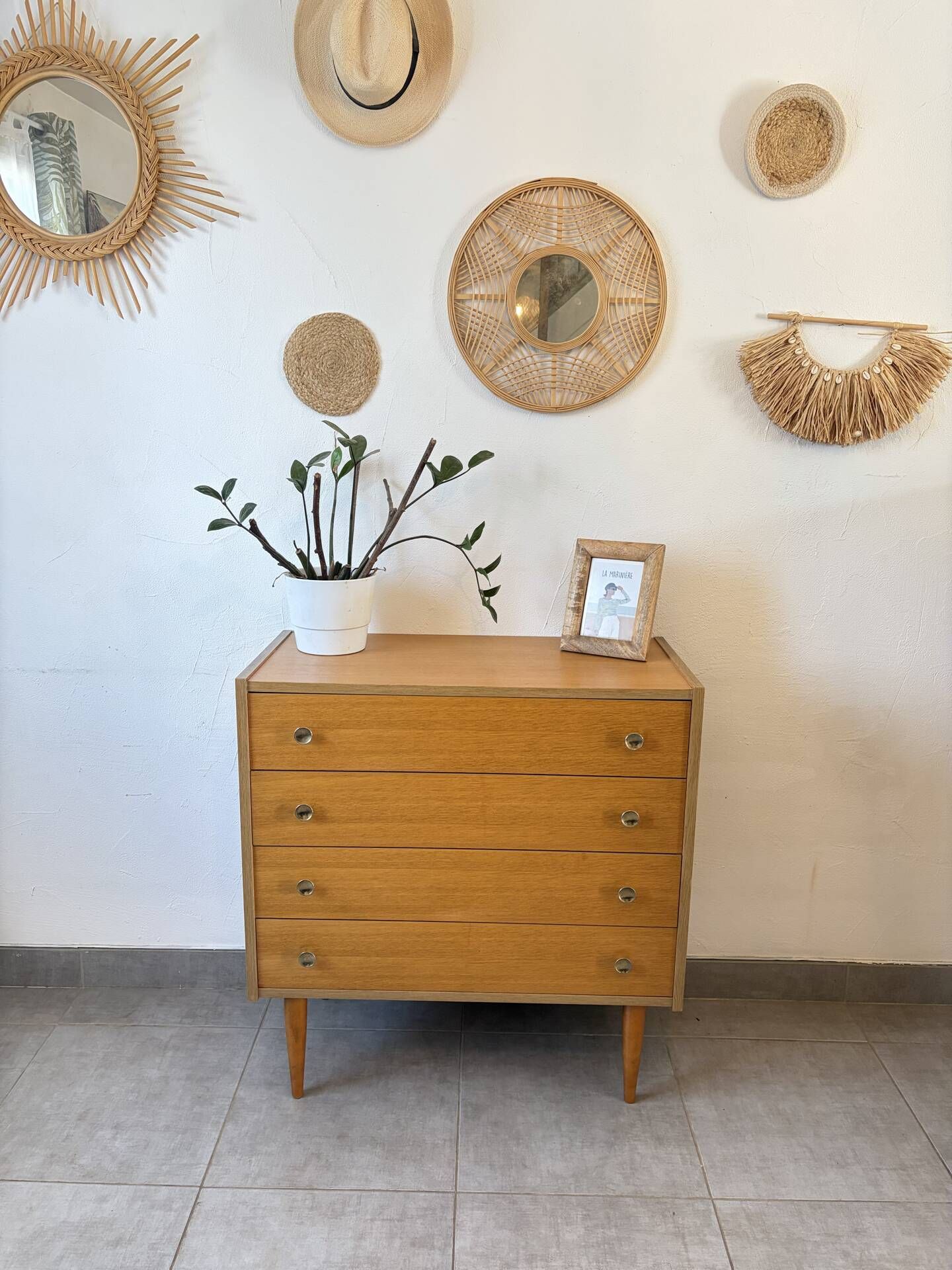 Vintage Scandinavian commode from the 1960s.