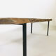 Table de salon en ronce de bois 1950's