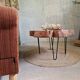 Table basse en bois et métal