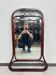 Extremely rare secessionist mirror no. 1148 by Gustav Siegel for J&J Kohn
