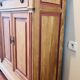 Buffet parisien bois brut et terracotta