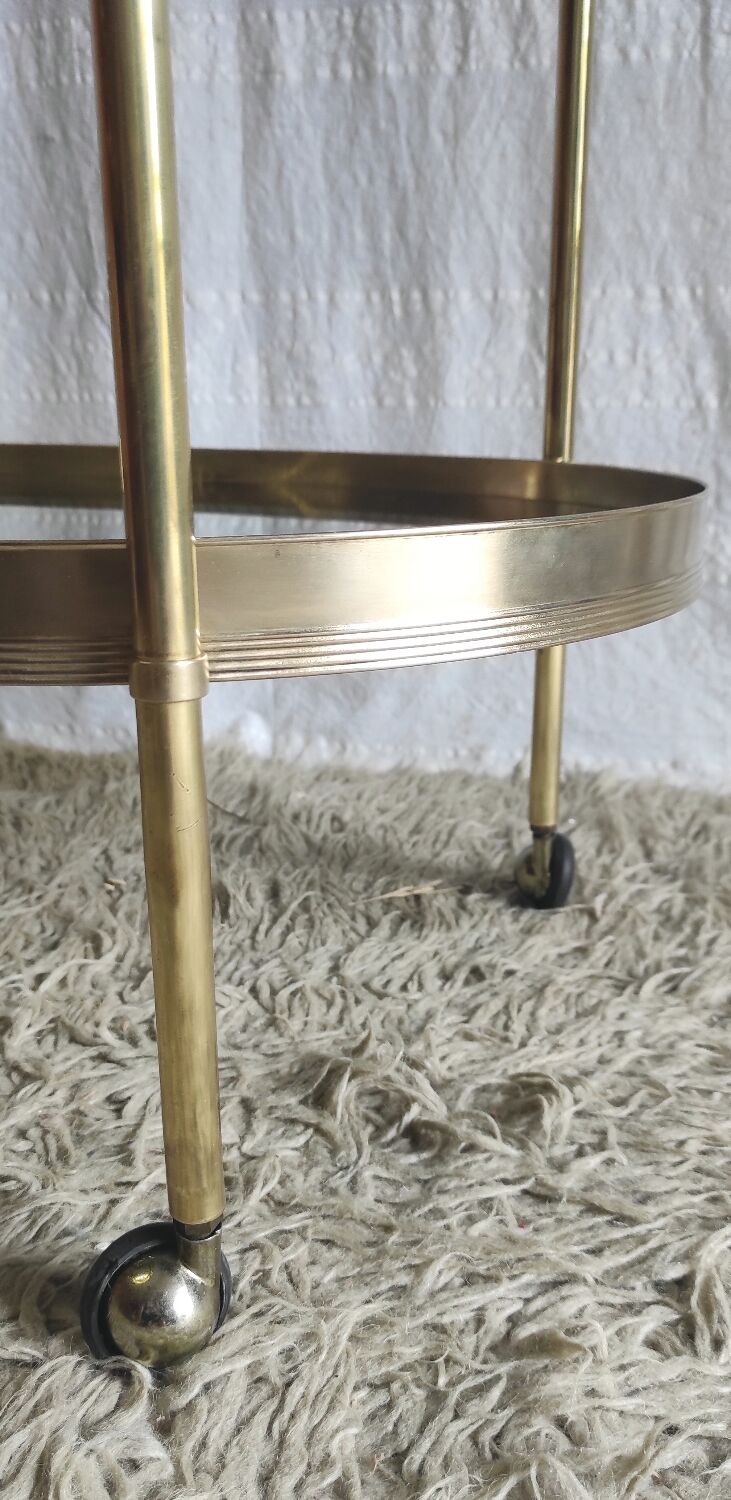 Solid brass trolley / bar service - 60s/70s