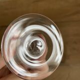 Art Deco flower glass flutes