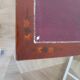Rare - portfolio game table in marquetry and decorative bronze - Louis XVI style - Early 1900