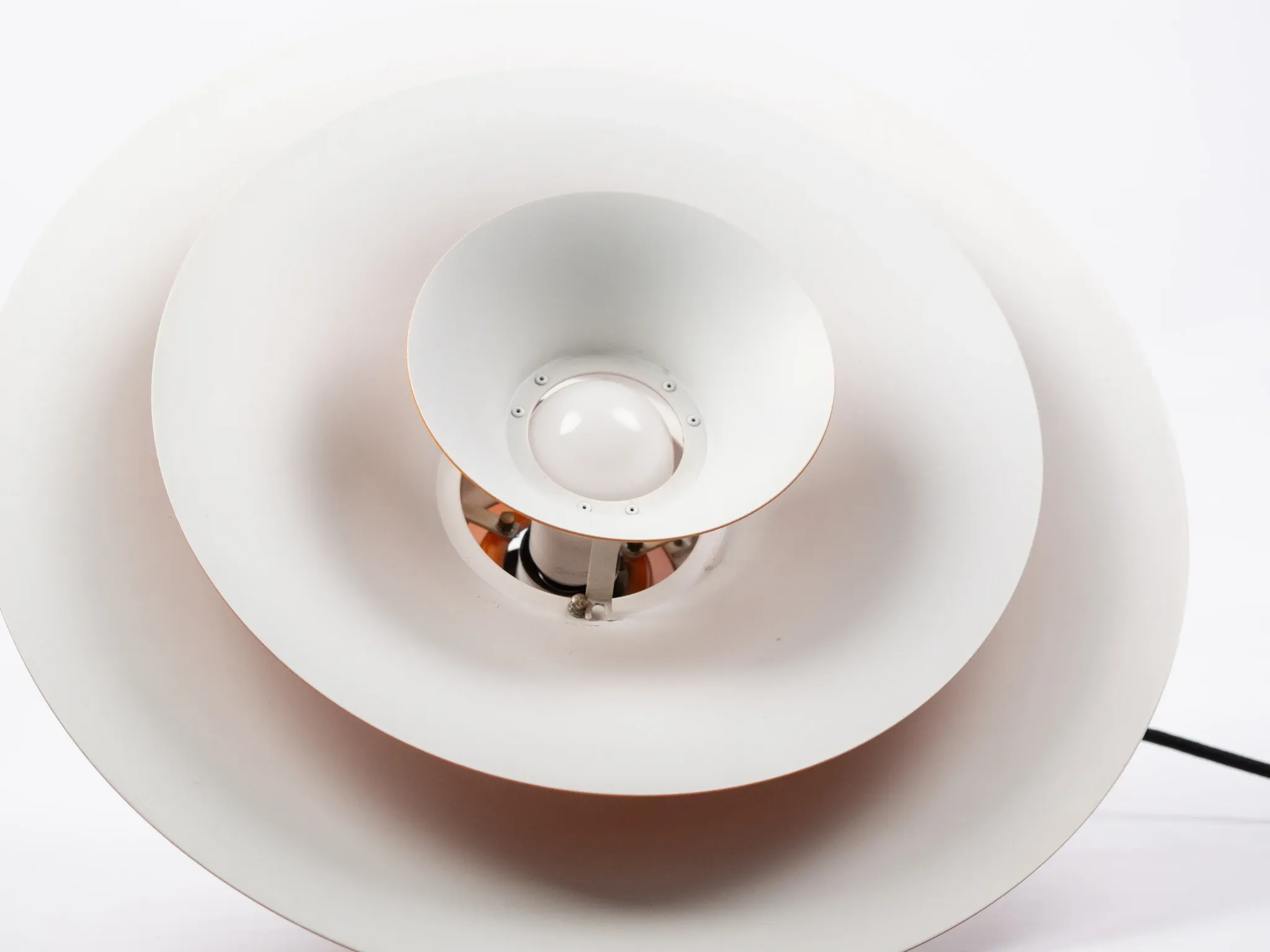 Danish vintage Radius pendant lamp by Erik Balslev, Fog og Morup, 1977
