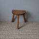 Tripod milking stool plant holder Scandinavian countryside decoration folk art craft
