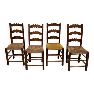 Chaises rustiques chêne