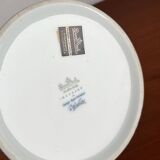 Vintage peacock vase in German porcelain by Bjørn Wiinblad for Rosenthal, 1970s.