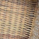 Vintage rattan chiffonier