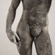 Antique garden sculpture The David in terracotta, Italy, 20th century