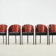 Philippe Starck Set of 5 Costes Dining Chairs for Driade Aleph Italy 1984