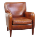 Armchair made of sheep leather