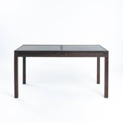 Bernard Vuarnesson desk or dining table with reversible and extendible tops, 80s