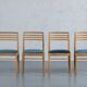 Mid-century dining chairs, Denmark, 1970s, set of 4