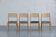 Mid-century dining chairs, Denmark, 1970s, set of 4