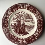 Antique Ironstone Plates Neuschwanstein Castle