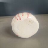 Small handmade ceramic pot signed