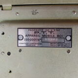 Ancient black bakelite  telephone