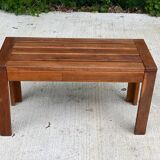 Vintage solid wood bench 80x35cm