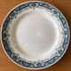 6 antique flat plates in Saint-Amand earthenware (Nord)
