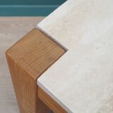 Oak coffee table, Danish design, 1970s, production: Denmark