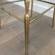 Chiavari brass chair