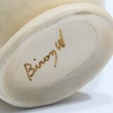 Pair of decorative ceramics in homage to René Magritte 1960-70s