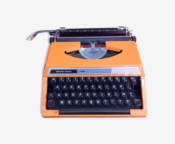 Machine à écrire Silver Reed 100 orange