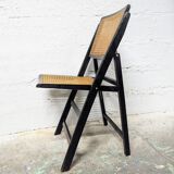 Chaise pliante cannée