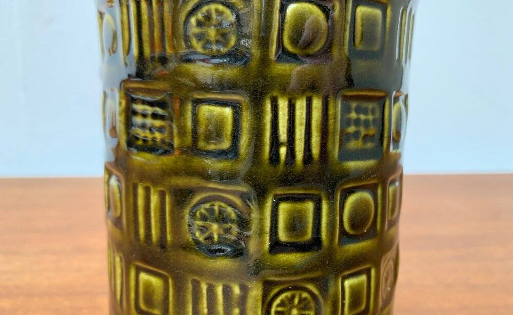 Vintage Ceramic Vase West German WGP by Bay, 1970s