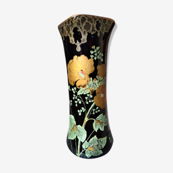 Art Nouveau Legras enamelled vase