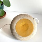 Lampe galet pierre naturelle vintage