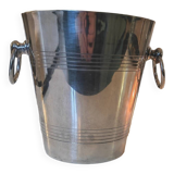 Silver metal champagne bucket