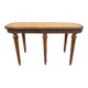 Louis XVI style piano bench in carved wood and caning