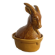 Bouc en céramique , terrine vintage zoomorphe