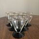 Suite de 6 verres Art Déco, années 30