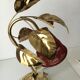 Floor lamp in gold metal