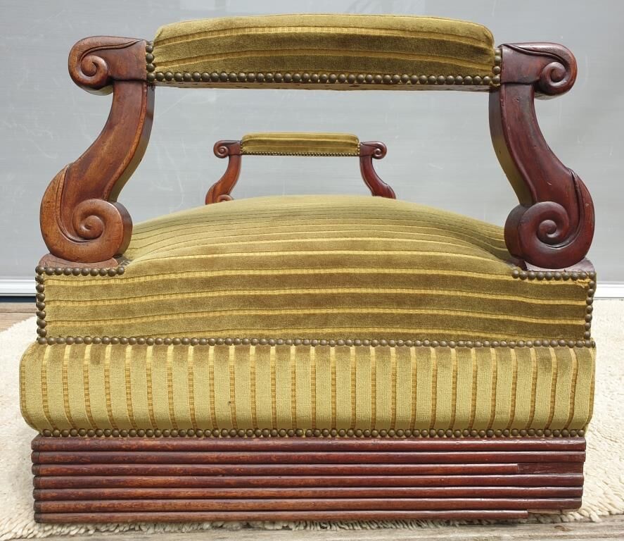Sofa terminal velvet style Restoration
