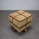 Jindřich Halabala stool in Art Deco velvet, Czechoslovakia, 1930s.